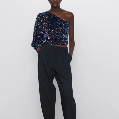 Sequined Asymmetric Top