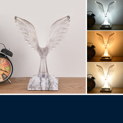 Crystal Eagle Desk Lamp