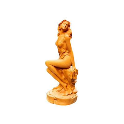 Handcrafted Wooden Goddess Figurine