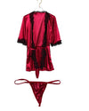 Silk Robe & Underwear 2 Pce Set