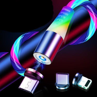 Colorful Streamer Magnetic Data Cable