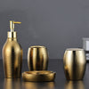 Four-Piece Ceramic Bathroom Set