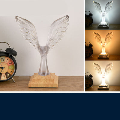 Crystal Eagle Desk Lamp