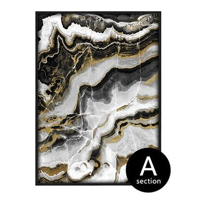 Black & Gold Canvas Wall Art