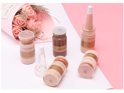 Moisturizing oil liquid foundation