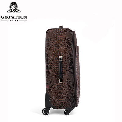 Leather Business Travel Suitcase