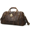 Leather Patterned Travel Bag