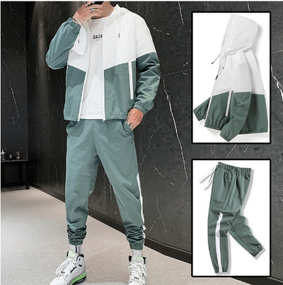 Men Streetwear Fitness Tracksuit