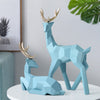 Sculpture Resin Deer Statue Set