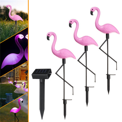 Flamingo Lawn Solar Lamp