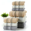 3 Pce Pure Cotton Bath Towel Set