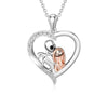 Sterling Silver Jack and Sally Necklace - Casa Loréna Store