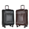 PU Leather Large Travel Suitcase