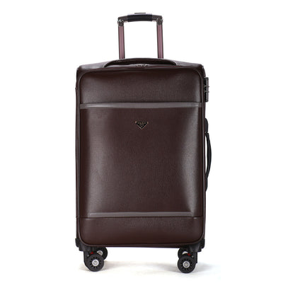 PU Leather Large Travel Suitcase