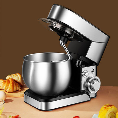 Kitchen Food Mixer Stainless Steel Bowl 6-Speed 5.5Litre - Casa Loréna Store