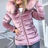 Ladies Winter Velvet Coat