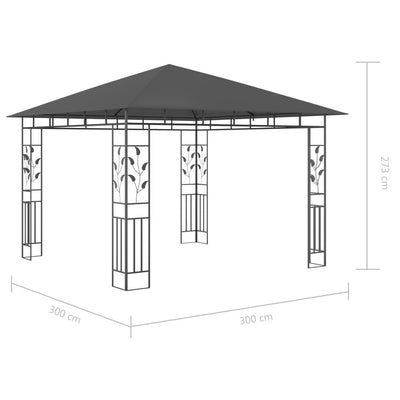 Backyard Pavilion with Mosquito net 3.3x2.75m