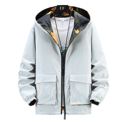 Double-Sided Windbreaker Jacket