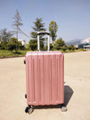 ABS Rose Gold Silver Champagne Suitcase