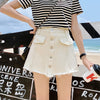 A-line Denim Shorts