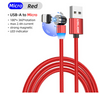 Rotating elbow magnetic data cable
