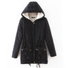 Ladies Hooded Cotton Jacket