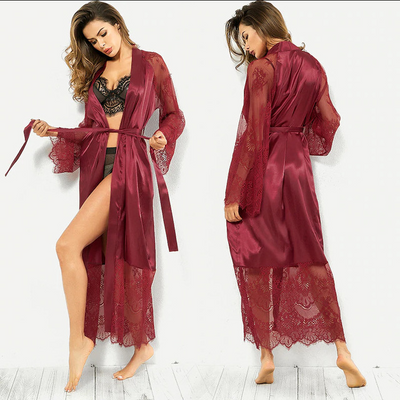 Long Length Silk Robe Lingerie