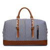 Striped Portable Travel Bag