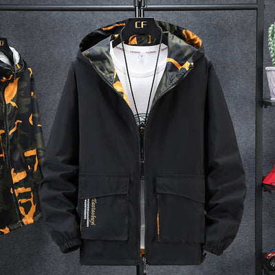 Double-Sided Windbreaker Jacket