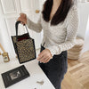 Canvas Embroidered Shoulder Bag