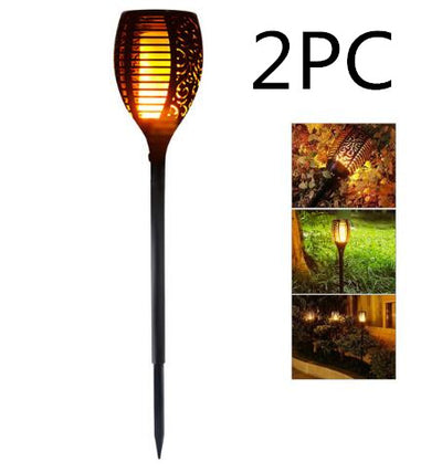 Solar Flame Flickering Garden LED Light