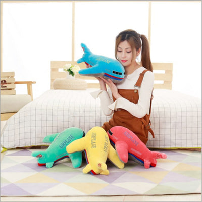 Plush Aeroplane Pillow Toy