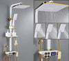 Ultimate Shower Set Touch Button SS + Gold