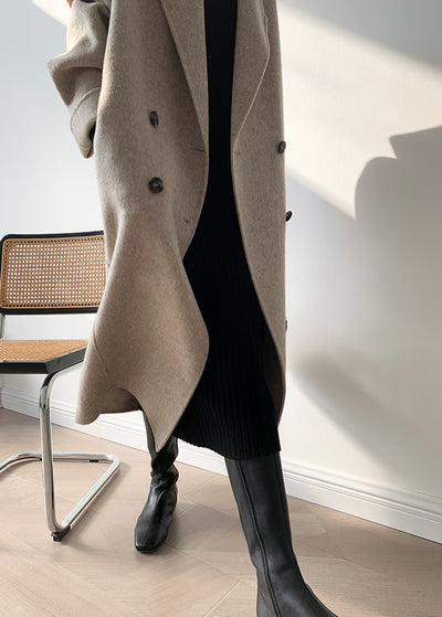 Long Double-sided Wool Coat