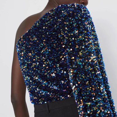 Sequined Asymmetric Top