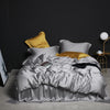 Silk Duvet Cover + 4 Piece Bedding Set