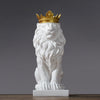 Crown Lion Ornament Statue