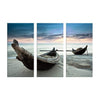 Boat Canvas Painting 3 Pce Set