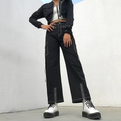 High Waist Casual Pants