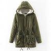 Ladies Hooded Cotton Jacket