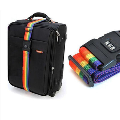 Rainbow Cross Luggage Strap