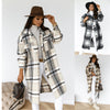 Lapel Casual Long Woolen Coat