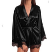 Silk Lace Lingerie Nightdress Robe