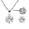 Diamond-studded Ladies Necklace & Earrings Set - Casa Loréna Store