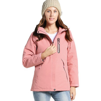 Men Women Winter Thick USB Heating Jacket