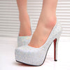 Platform Rhinestone High Heels