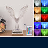 Crystal Eagle Desk Lamp