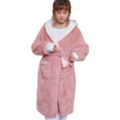 Double-sided Plush Padded Robe