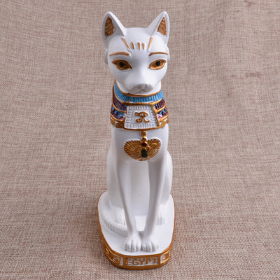 Egyptian Cat Figurine Statue