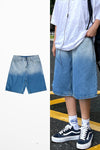 Men's Gradient Denim Shorts